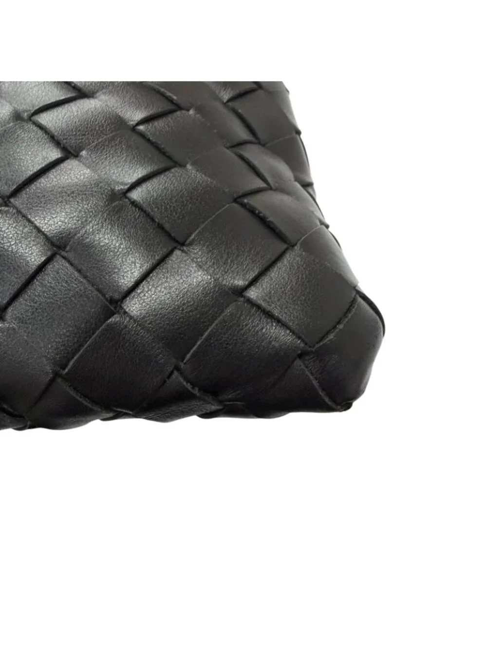 Bottega Veneta Andiamo Leather Intrecciato Messenger Flat Shoulder
